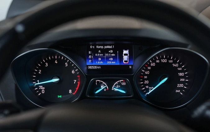 Ford Kuga cena 79850 przebieg: 82535, rok produkcji 2017 z Kalisz małe 596
